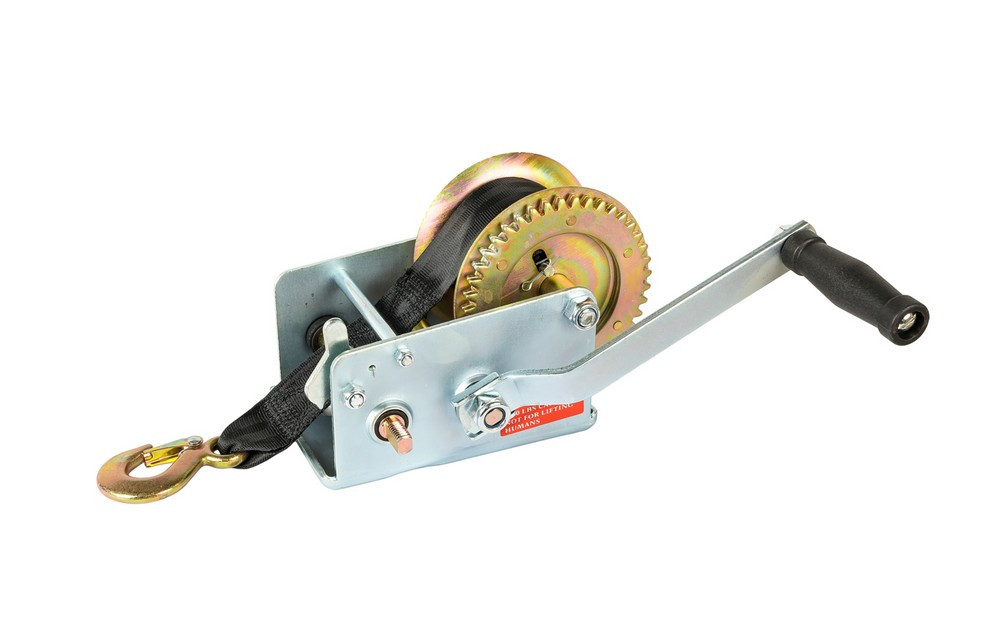 MASTERTOOL Лебідка барабанна MASTERTOOL 907 кг ремінь 8 м 86-8290 Коломия - фото 1