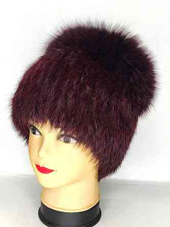 Шапка женская меховая Венера Бордовый Харьков