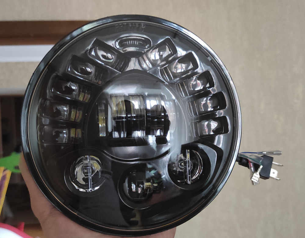 Передні лед фари Нива ВАЗ 2121, ВАЗ 2101, ГАЗ24, УАЗ. LED фари Лед фари ближнє дальнє світло Харків - фото 1