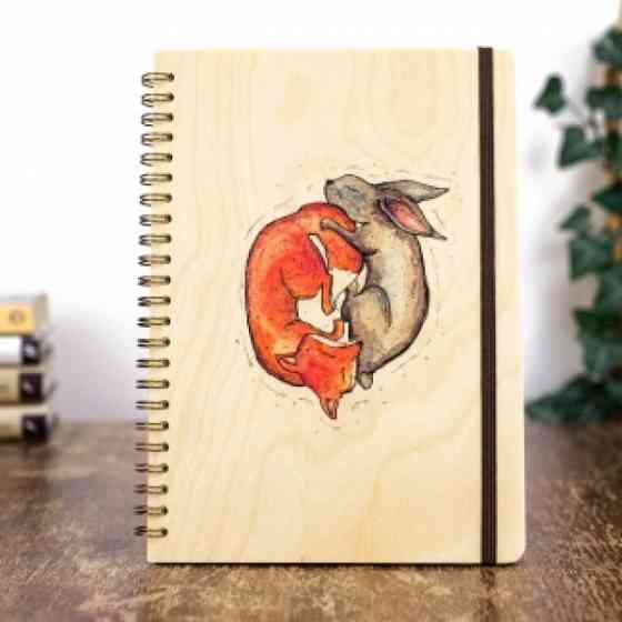 Деревянный блокнот Инь и ян Винница