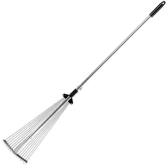 Граблі віялові металеві з ручкою Харків