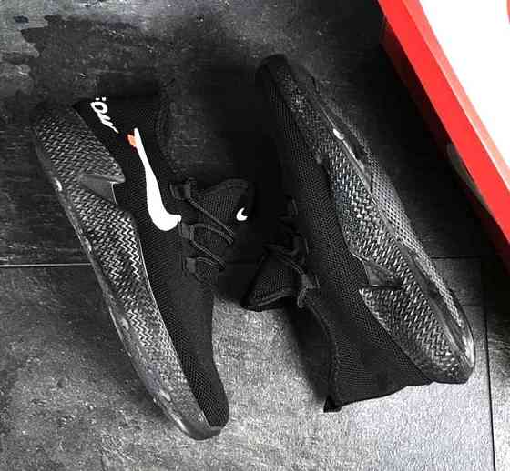 Кросівки Чоловічі Чорні Найки Ткани Тканинні Boost Пінка в стилі N!ke (розміри: 40,41) Дніпро