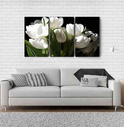 Модульна картина Квіти Тюльпани Art-4_3А Київ
