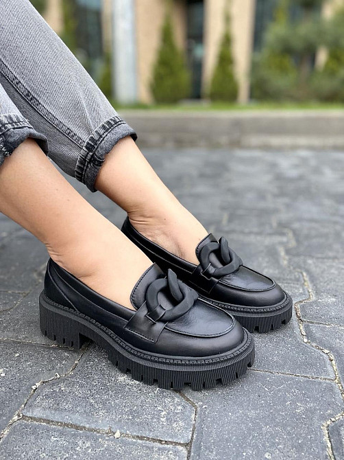 Туфлі жіночі GREMMY 200/2 чорні (весна-осінь, шкіра натуральна) (4790) 37р.38р.39р. 37 Коломия - фото 1