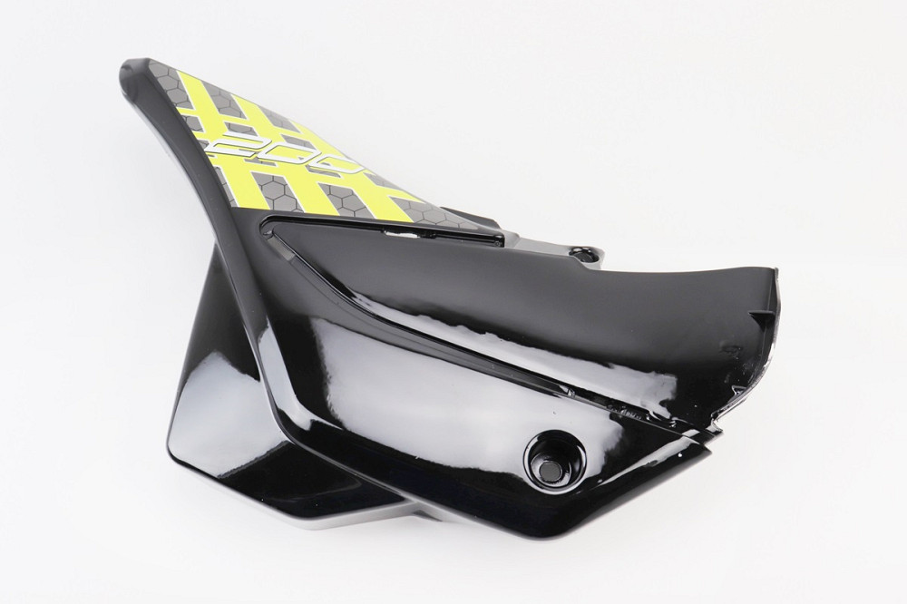 X-Road Light 200-250 пластик - бічний передній лівий, ЧОРНИЙ з жовтим малюнком Київ - фото 1