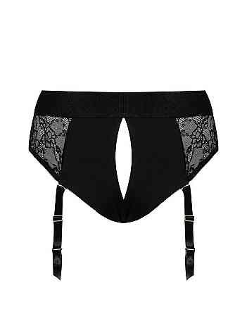 Мереживні труси для страпону з підв'язками для панчох Strap-On-Me DIVA HARNESS - M Sex Aura Київ