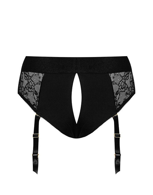 Кружевные трусы для страпона с подвязками для чулок Strap-On-Me DIVA HARNESS - M Sex Aura Киев - изображение 4