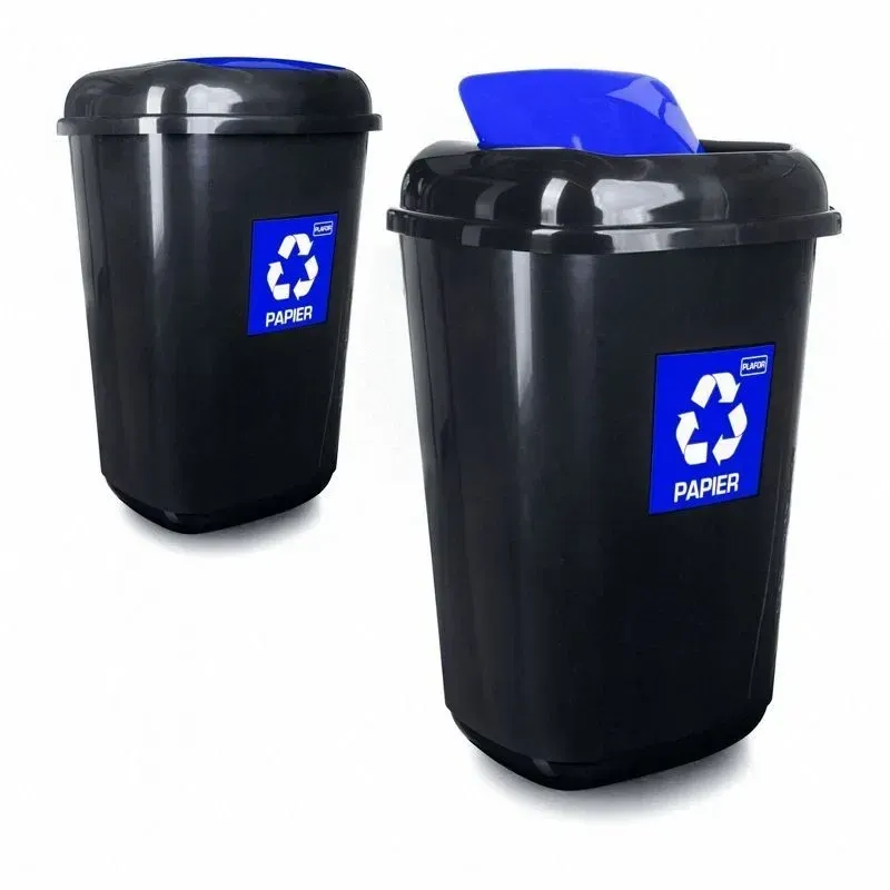 Мусорный бак для сортировки мусора с плавающей крышкой 12 л QUATRO BIN Винница - изображение 3