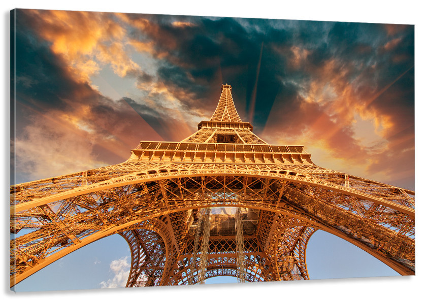 Картина холст в гостиную / спальню Ейфелева вежа   MLP_107 70x140 см Киев - изображение 1