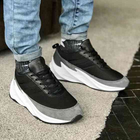 Термо Кросівки Adidas $harks Чоловічі Адідас Чорні Акули Єврозима (розміри: 41,42,43,44,45) Відео Огляд Дніпро