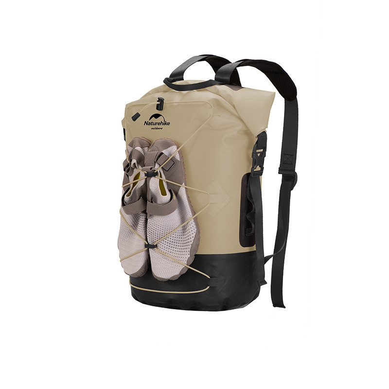 Рюкзак водонепроницаемый Naturehike NH21FSB04, 40л, бежевый Киев - изображение 1
