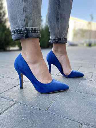 Seastar Туфлі жіночі SEASTAR C27 сині еко-замша каблук 9.5 см 36р. 37р. (1872) Коломыя