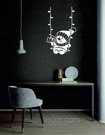 Декоративне настінне Панно «Сніговик», Декор на стену Київ