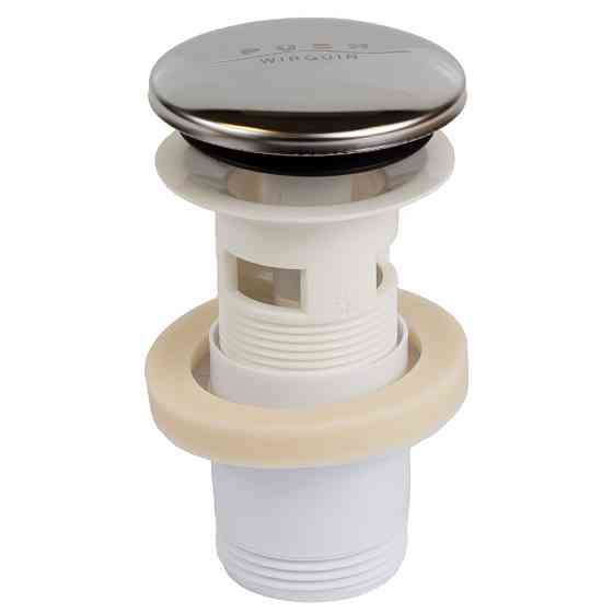 Wirquin Клапан донный для раковины Click-Clack с переливом 1¼" 76-93мм WIRQUIN (9545800) Киев