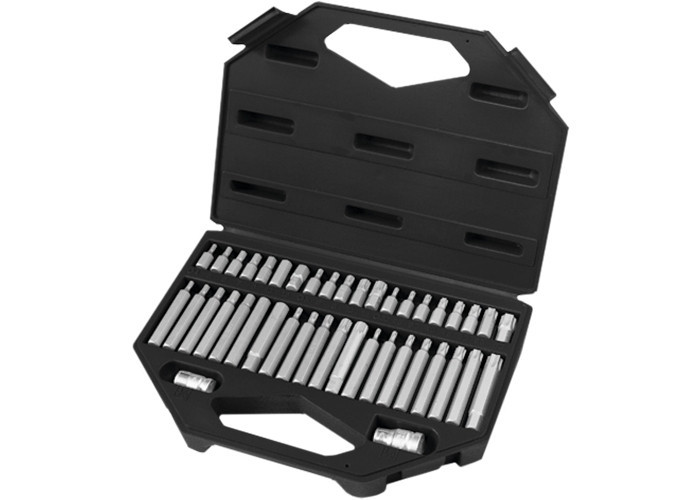 Набор бит HEX, TORX, SPLINE, хвостовик-шестигранник 1/2
