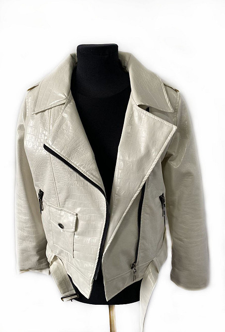 Косуха куртка жіноча з хутром песця Чорнийр 42 Харків - фото 7