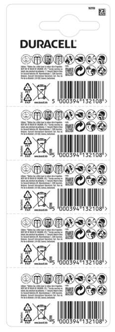 Батарейка Duracell DL2016 DSN уп. 1х5 шт. (6807089) Киев - изображение 2