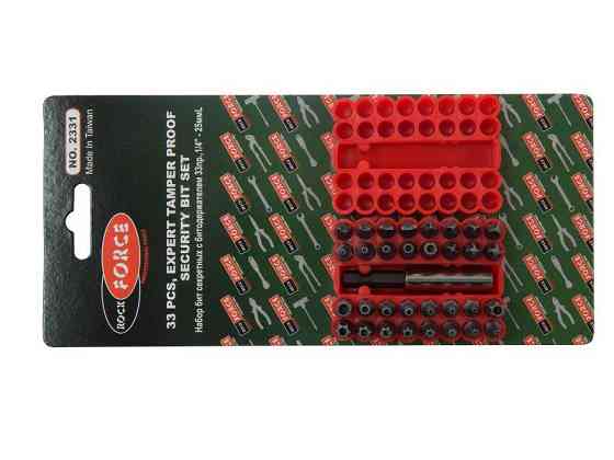 Набор бит секретных с магнитным битодержателем 33 предмета 1/4