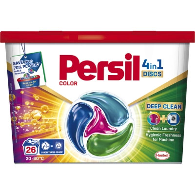 Капсули для прання Persil 4in1 Discs Color Deep Clean 26 шт. (9000101800043) Вінниця - фото 1