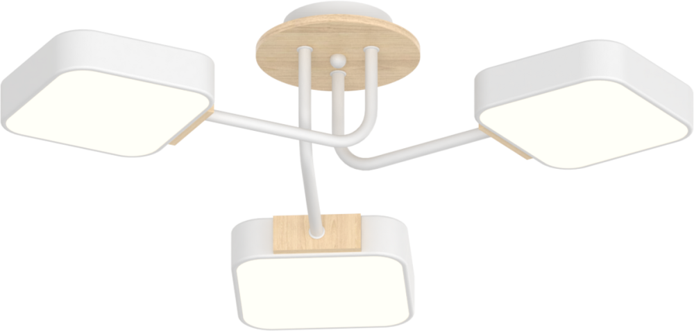 VALESO Люстра VALESO -3 білий+дерево Коломыя - изображение 1