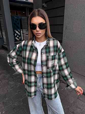 Жіноча сорочка в клітинку ( з накатом) Одеса