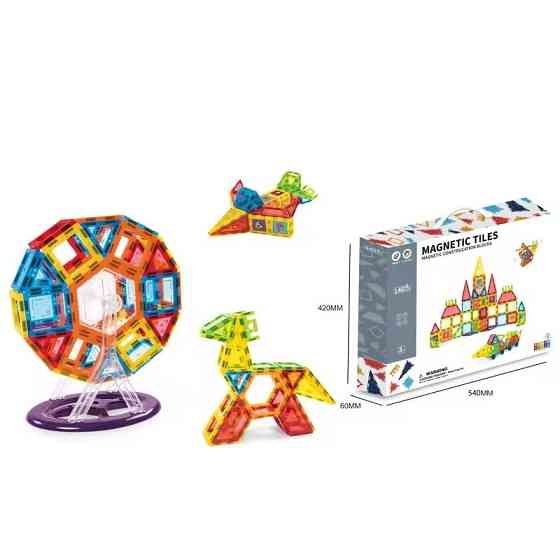 Конструктор магнітний різнокольоровий на 140 деталей Київ