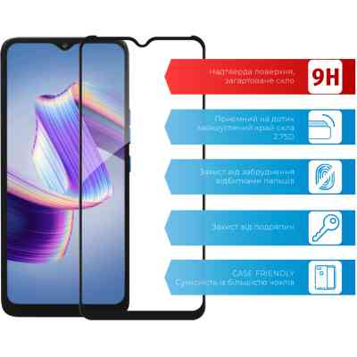 Стекло защитное ACCLAB Full Glue Tecno Pop 5 LTE (1283126535345) Винница