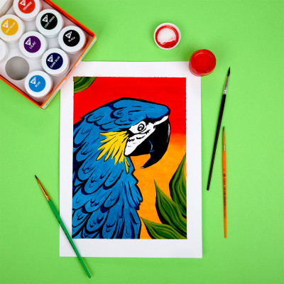 Гуашевые краски Yes Orange Line 9 кольорів по 20 мл (230431) Винница - изображение 7