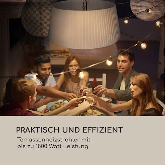 Обогреватель для террасы Venice Heat 800/1000/1800Вт с дистанционным управлением белыйBlumfeldt Германия Ровно - изображение 4