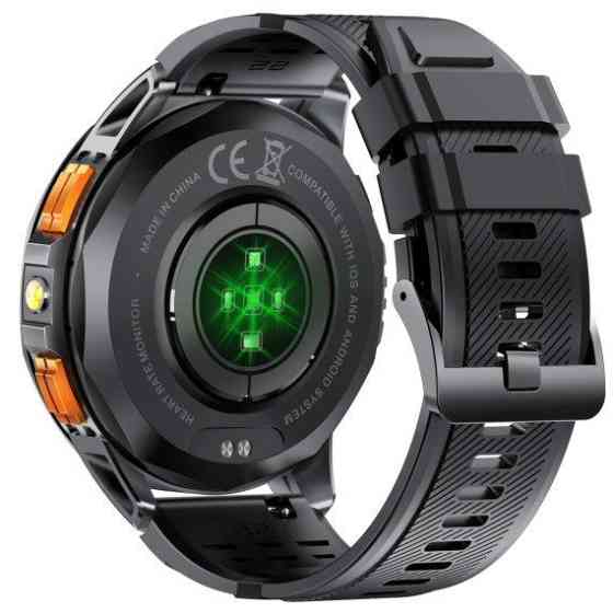 Розумний смарт годинник Smart GPS Max з компасом 2 ремінці (Чорний) Київ