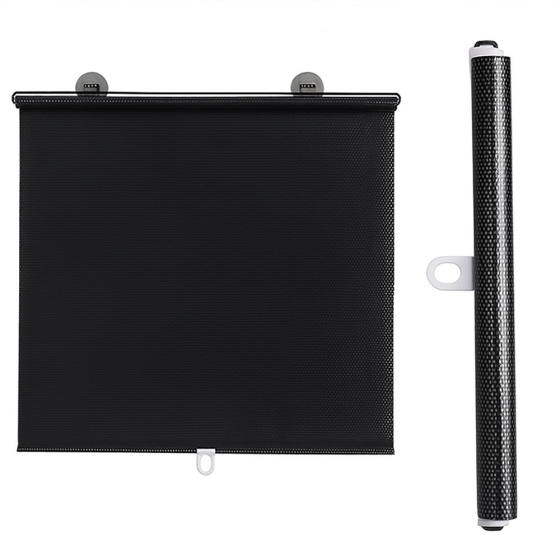 Сонцезахисна рулонна шторка на вікно 125х50см,Чорний SBR Київ