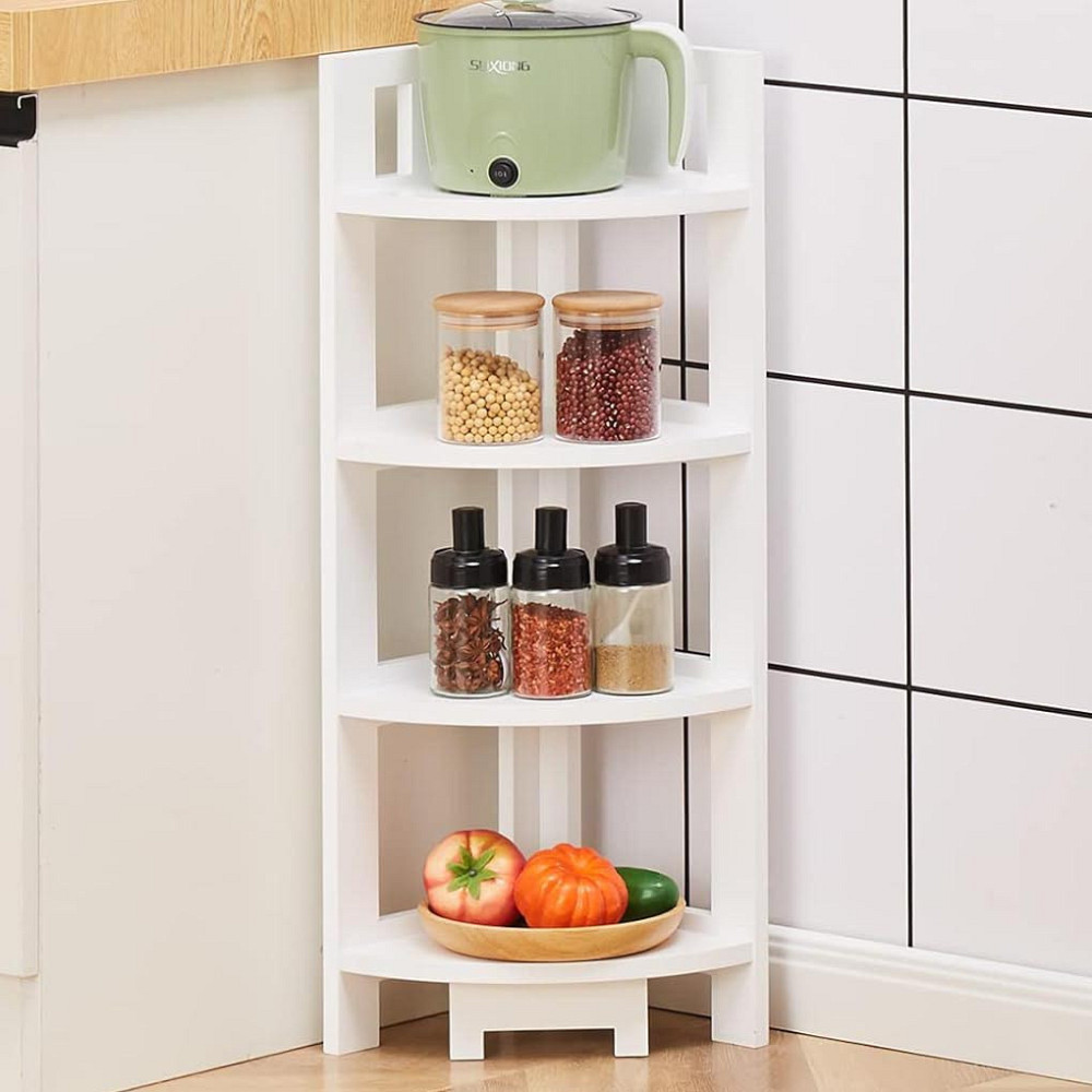 Стеллаж угловой для ванной 