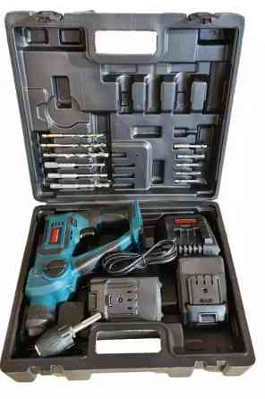 FT-004 Акумуляторний Перфоратор 20,4В 3-в-1 з LED підсвіткою, 2 АКБ Li-Ion, 11 насадок, 5000 уд/хв Одеса