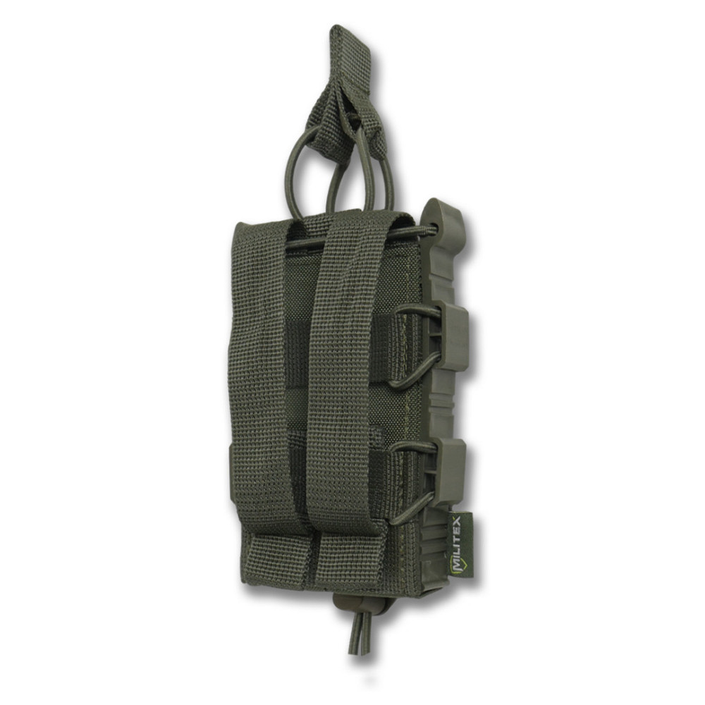 Открытый тактический подсумок под 1 магазин Militex Khaki. Открытый одинарный подсумок для магазинов Киев - изображение 8