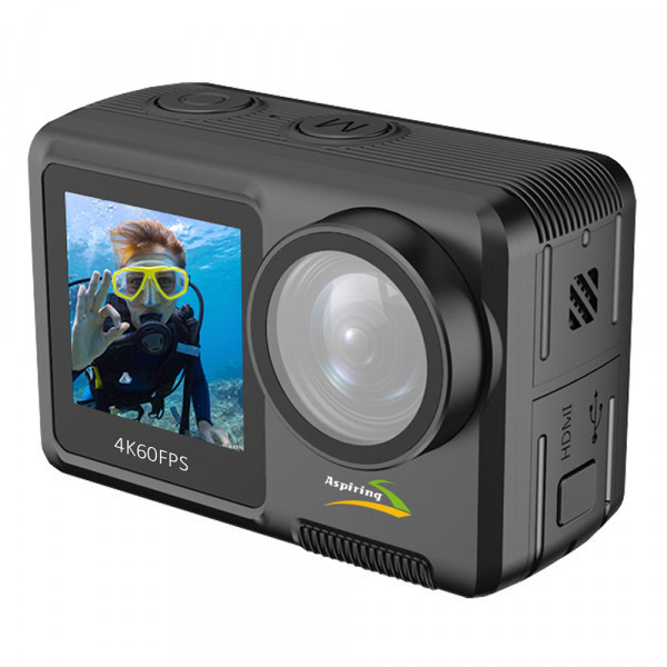 Цифр. відеокамера Aspiring Repeat 4 ULTRA HD 4K DUAL SCREEN (86ASZE21PB) Київ - фото 1