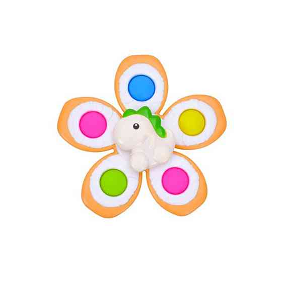 Дитяча брязкальце-спінер з м'якими кнопками "Динозавр" GZ-05-1 Вінниця