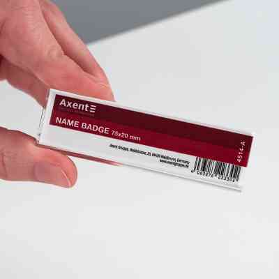 Бейдж Axent акриловий на магніті 4514 (75х20 мм) (4514-A) Вінниця