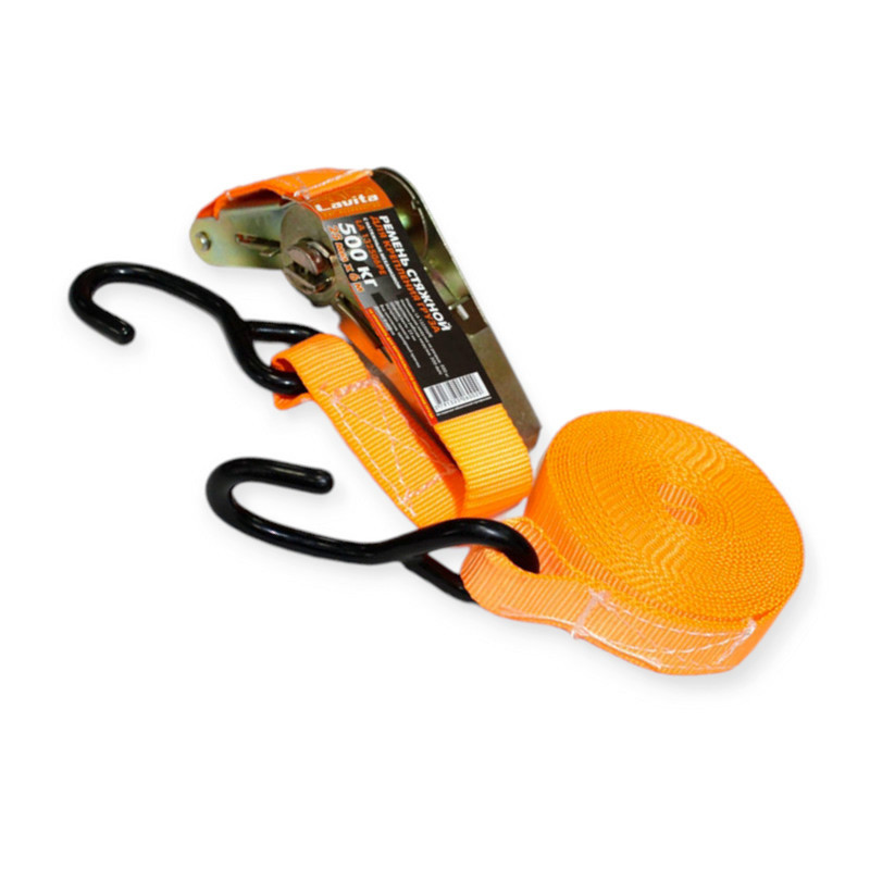 Тросик стяжний 0,5т х 6м х 25мм метал. ручка поліестр Мукачево - фото 1