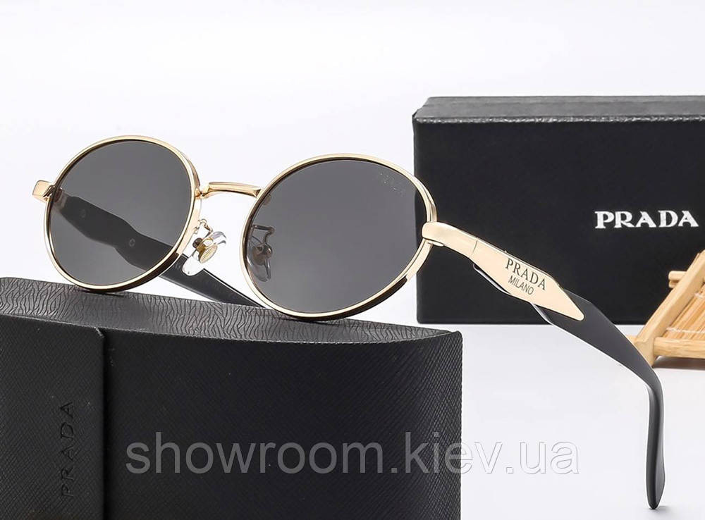 Жіночі сонцезахисні окуляри PR 8007 gold Київ - фото 1
