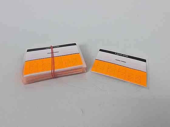 Цінак пластиковий великий ОРАНЖЕВИЙ (50 шт.) Харків