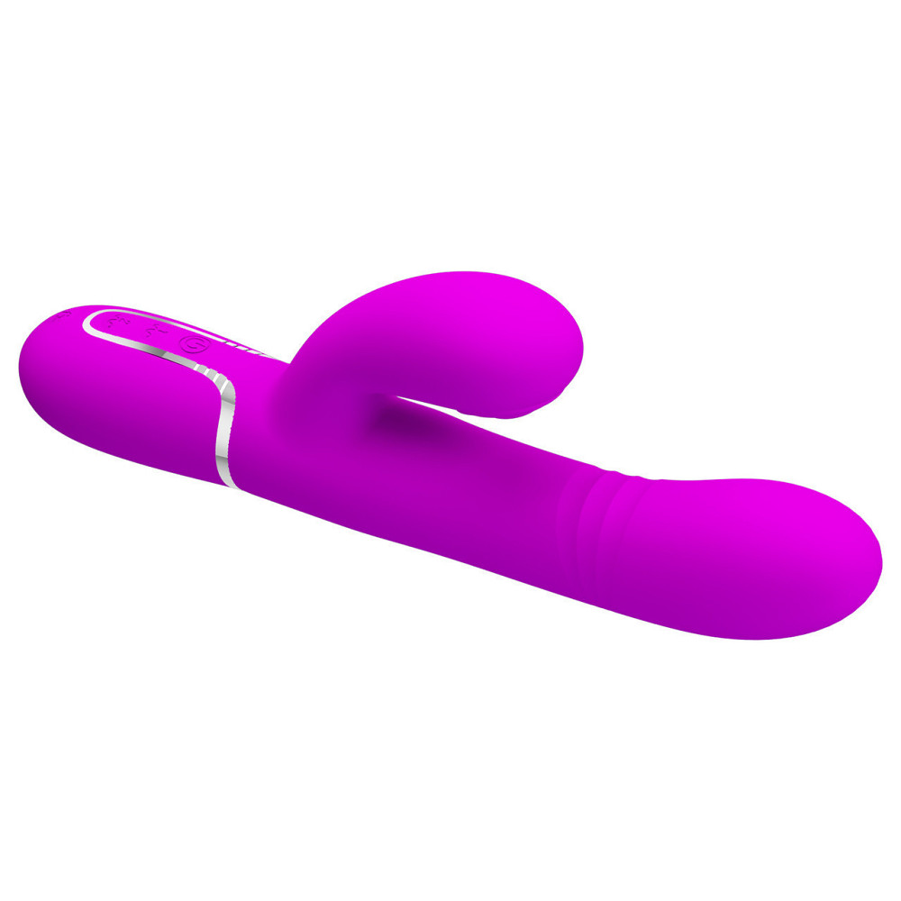 Вибромассажер с поступательным движением серии Pretty Love - Mariana Twinkled Purple 7 vibration Sex Aura Киев - изображение 5