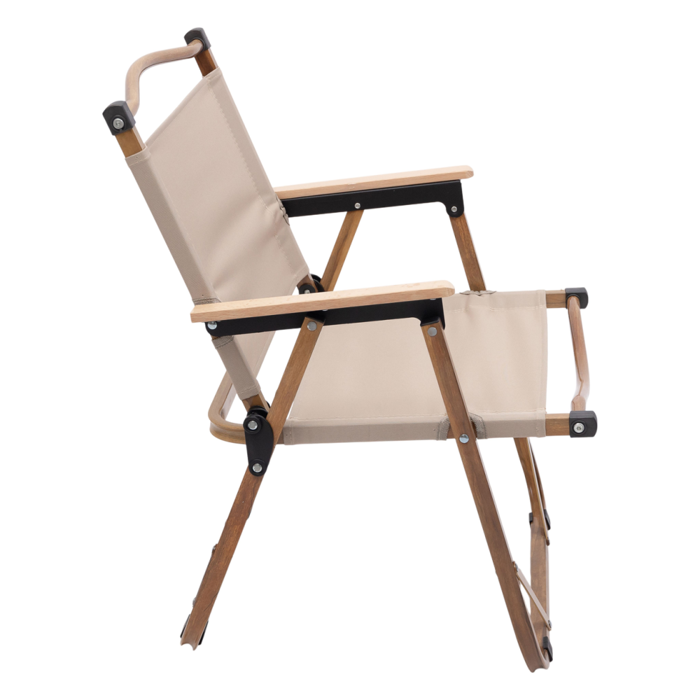 Бежеве туристичне розкладне кресло 52×53×77 см Київ - фото 1