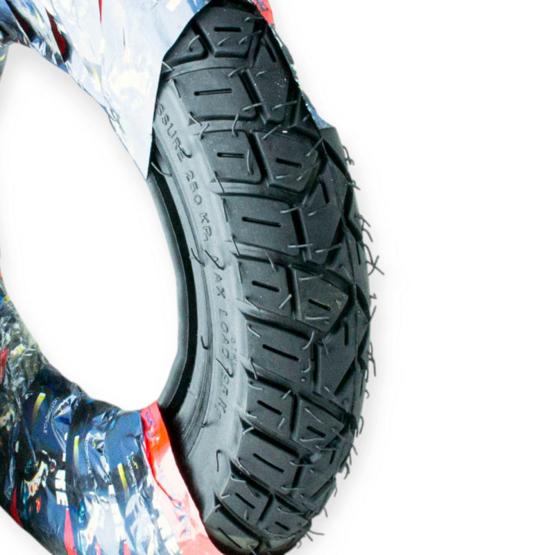 Шина 3.50-10 камерка SC (червона упак) З КАМЕРОЮ шип 124 мото Мукачево - фото 1