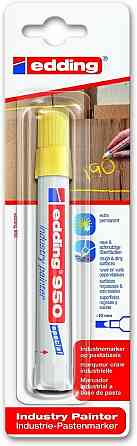 Маркер перманентний edding special marker 950 жовтий 10 мм круглий наконечник Київ