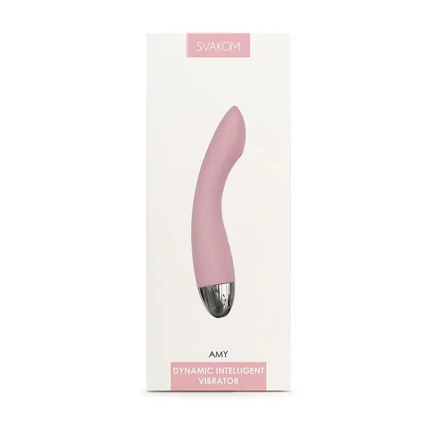 Вібратор для точки G з інтелектуальним режимом Svakom Amy Pale Pink Львов - изображение 8