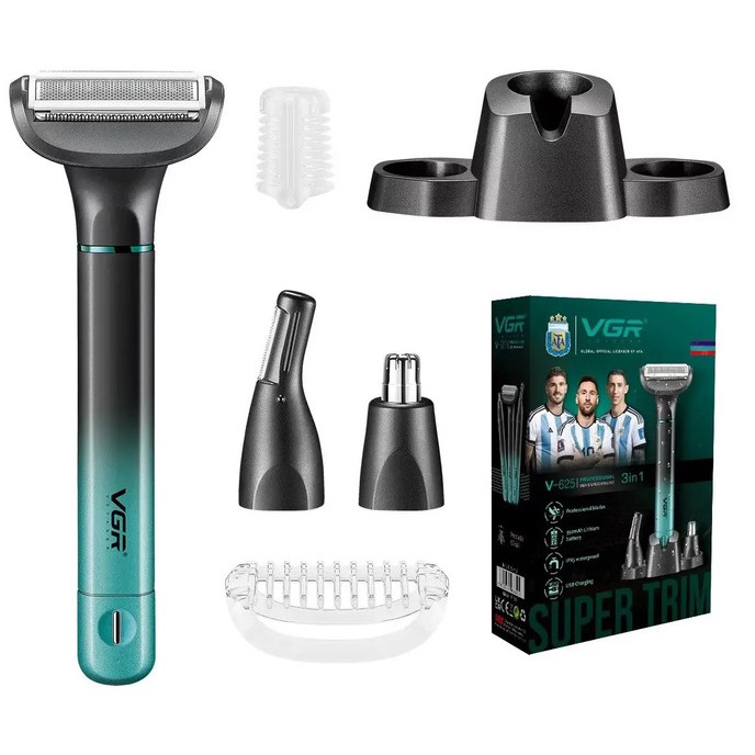 Электрическая мужская бритва для бороды VGR V-625, Профессиональная электробритва для дома XO-11 Львов - изображение 11