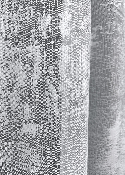 Тюль VR-Textil 701т Мармур Al-1 Жакард Білий 350х270 см (42-1164) Київ - фото 6