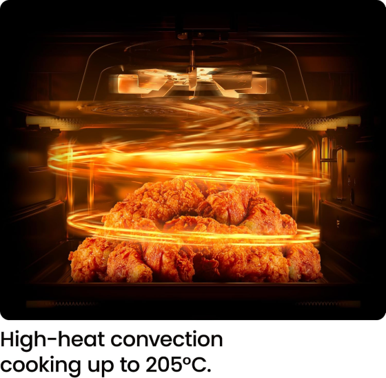 Аерофритюрниця Chefman TurboFry 2 л, 900 Вт, 80–205°C, цифрове сенсорне керування, таймер, нагадування про струшування, сіра Київ