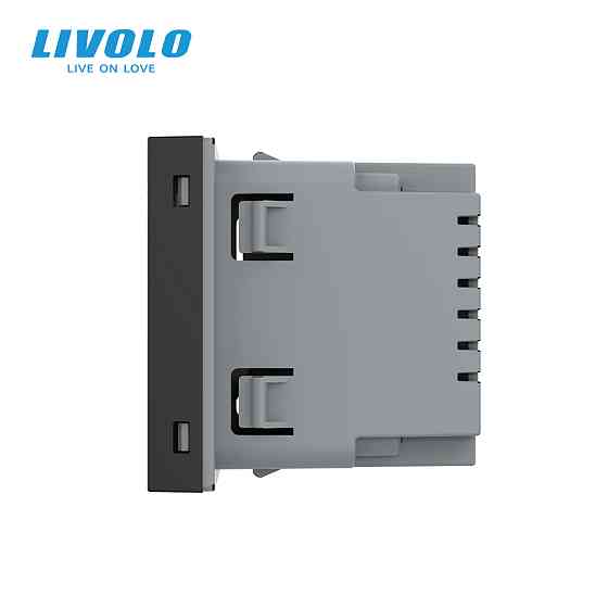 Механізм світильник для сходів підлоги, чорний, 2700K, 220В, 0.35Вт Livolo (VL-FCL1-2BP) Коломия