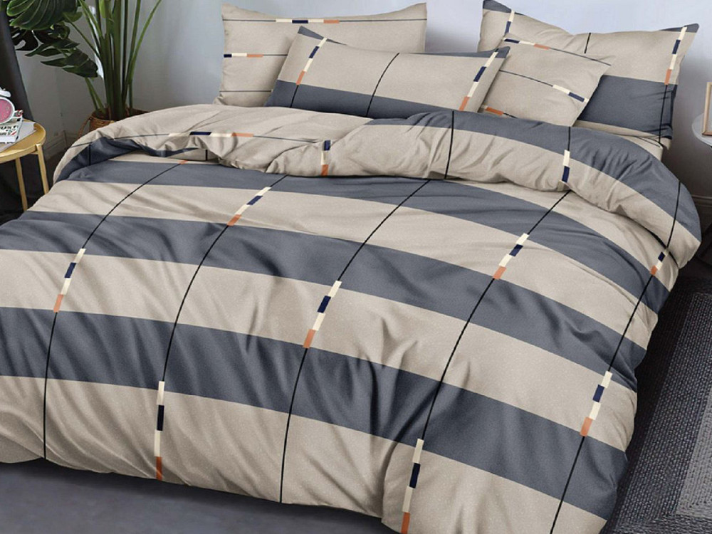 Ecotton Комплект постільної білизни Ecotton двоспальний Сімейний 150х215 см кремовий (24191) Коломия - фото 1